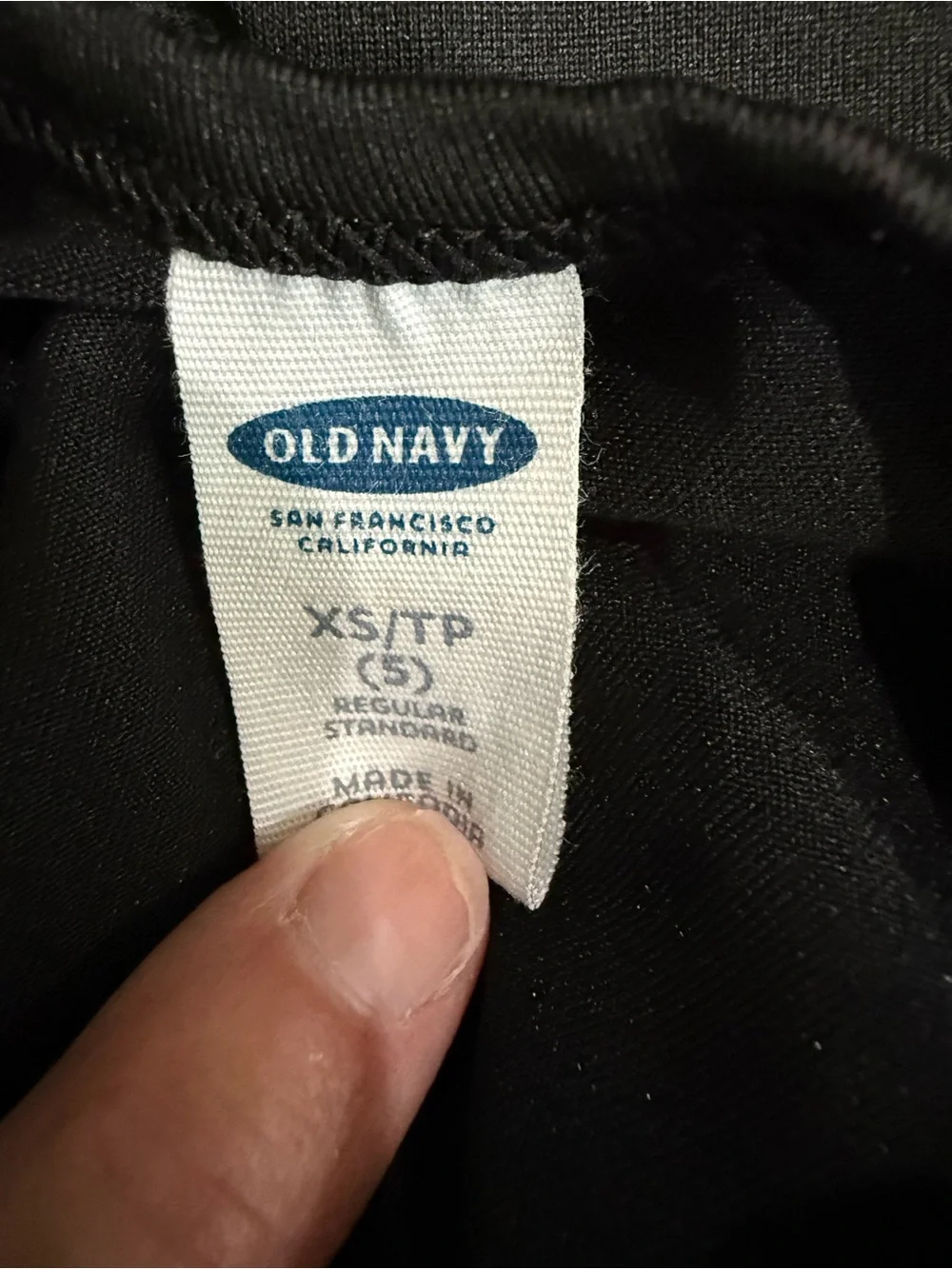 Old Navy Black Girls Dance Leotard